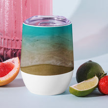 Load image into Gallery viewer, Rising Wave Wine tumbler

