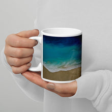 Load image into Gallery viewer, Ocean Flow White glossy mug
