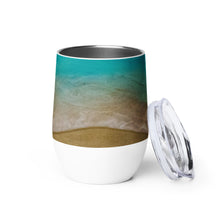 Load image into Gallery viewer, Rising Wave Wine tumbler
